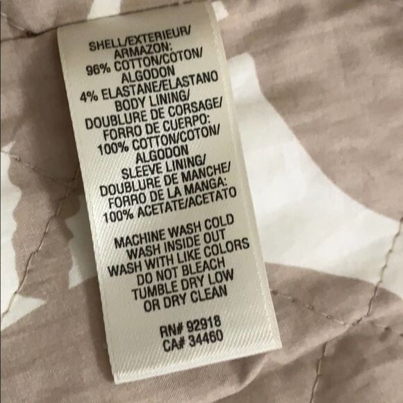 JUICY COUTURE APPLE BUTTON TAN COAT SIZE S - Picture 7 of 8